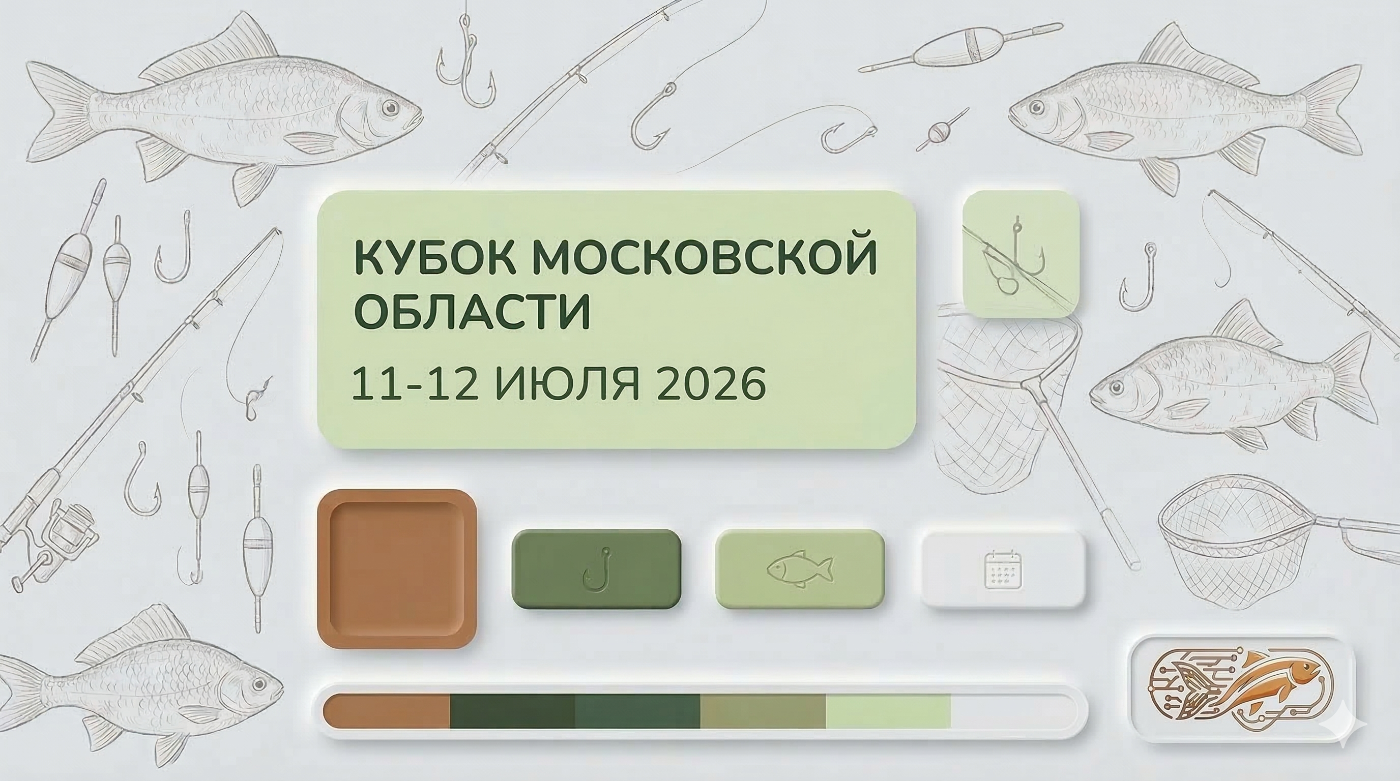 Кубок Московской области ловля донной удочкой 11-12 июля, 2026 года